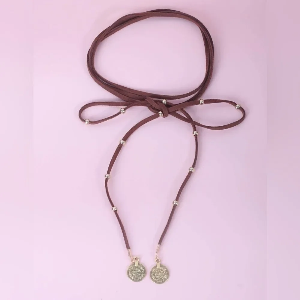 Brown Wrap Necklace N1324